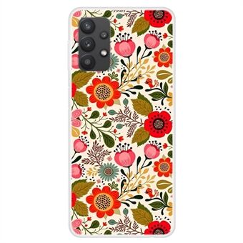 Voor Samsung Galaxy A32 4G (EU-versie) Beschermhoes Stijlvolle patroonafdruk Scratch TPU-telefoonhoes: