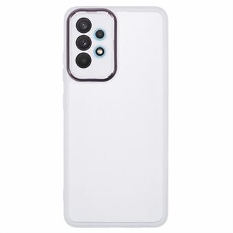 DKSM-serie voor Samsung Galaxy A32 4G (EU-versie) hoesje Geëlectroplateerde cameraframe TPU telefoonhoes