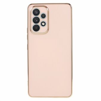 Voor Samsung Galaxy A32 4G (EU-versie) Zachte TPU schokbestendig glanzend hoesje Slim Fit 6D gegalvaniseerde telefoonhoes