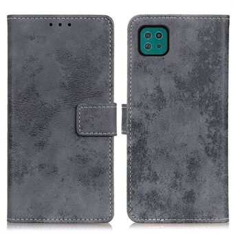 Vintage stijl lederen portemonnee Stand hoesje voor Samsung Galaxy A22 5G (EU-versie)