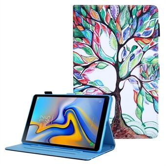 Patroonafdruk lederen tablethoes met kaarthouder voor Samsung Galaxy Tab A7 Lite 8.7 (2021) T220/ Stand