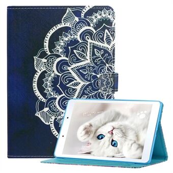 Trendy patroon afdrukken PU lederen kaarthouder hoes met Stand voor Samsung Galaxy Tab A7 Lite 8.7 inch T220 / T225