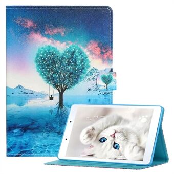 Stijlvol patroon PU-lederen hoes voor Samsung Galaxy Tab A7 Lite 8,7-inch T220 / T225 kaarthouder Cover