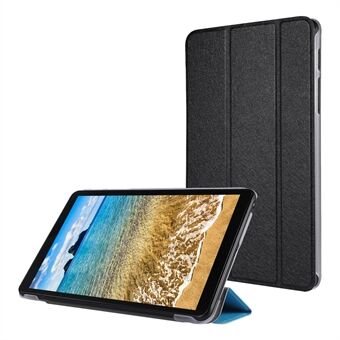 Zijdetextuur lederen tablet in drieën gevouwen Stand voor Samsung Galaxy Tab A7 Lite 8,7-inch