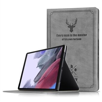 JIUYU Opdruk Hertenpatroon PU-leer + PC Zakelijke opvouwbare Stand Folio-hoes met meerdere kijkhoeken voor Samsung Galaxy Tab A7 Lite 8,7-inch