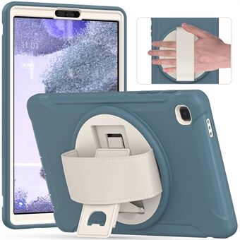 Voor Samsung Galaxy Tab A7 Lite 8.7-inch T220/T225/T225N/T225C 360 ° Roterende Kickstand PC + TPU Tablet Case met Draagriem