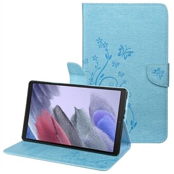 Opdruk Vlinders Portemonnee Stand Ontwerp Folio Flip Lederen Tablet Cover Case voor Samsung Galaxy Tab A7 Lite 8.7-inch/T220/T225