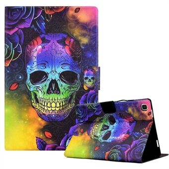 Voor Samsung Galaxy Tab A7 Lite 8,7-inch T220 / T225 tablet hoes patroon bedrukte lederen hoes met kaartsleuven