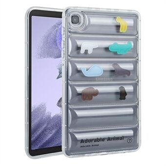 Voor Samsung Galaxy Tab A7 Lite 8.7-inch T220 T225 TPU Tablet Case Clear Donsjack Ontwerp Patroon Gedrukt Cover