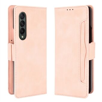 Schokbestendig lederen mobiele telefoon cover Stand case shell met meerdere kaartsleuven voor Samsung Galaxy Z Fold3 5G