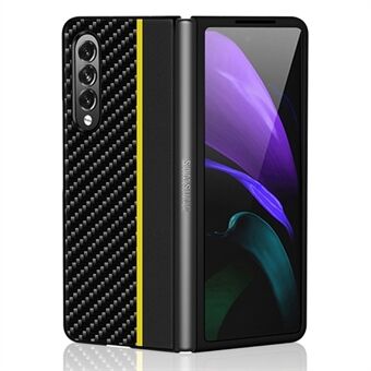 Ultradunne koolstofvezel gesplitste pc-smartphone achterkant van de behuizing voor Samsung Galaxy Z Fold3 5G