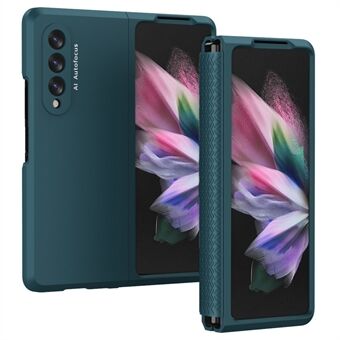 Schokbestendig pc-achterpaneel + TPU-scharnier-omklapbare telefoonhoes voor Samsung Galaxy Z Fold3 5G