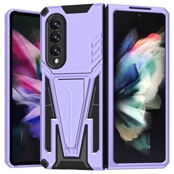 V-vormige standaard Anti-drop PC + TPU Hybride Cover Opvouwbare telefoonhoes voor Samsung Galaxy Z Fold3 5G