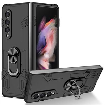 Voor Samsung Galaxy Z Fold3 5G Opvouwbare telefoonhoes PC + TPU Schokbestendige standaardfunctie beschermhoes