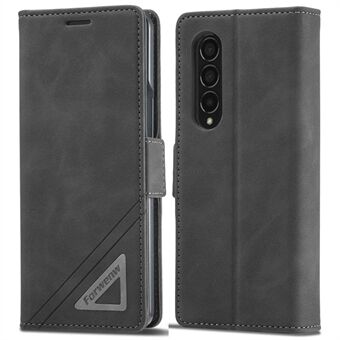 FORWENW F3-Serie Voor Samsung Galaxy Z Fold3 5G Anti-val Flip Wallet Case PU Lederen Beschermhoes met Stand Telefoon Shell