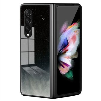 Voor Samsung Galaxy Z Fold3 5G Starry Patroon Gedrukt Telefoonhoesje Valbestendige achterkant van mobiele telefoon