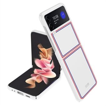 Valbestendig patroon afdrukken Slijtvaste harde pc-cover Shell voor Samsung Galaxy Z Flip3 5G