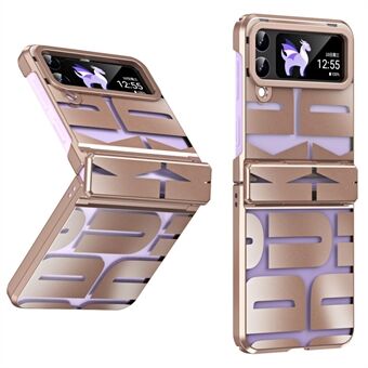 Voor Samsung Galaxy Z Flip3 5G Hinde Protection Hard PC Cover Anti- Scratch Electroplating Phone Case