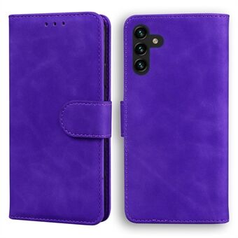 Effen kleur volledig beschermende lederen telefoonbeschermhoes voor Samsung Galaxy A13 5G / A04s 4G (164,7 x 76,7 x 9,1 mm)