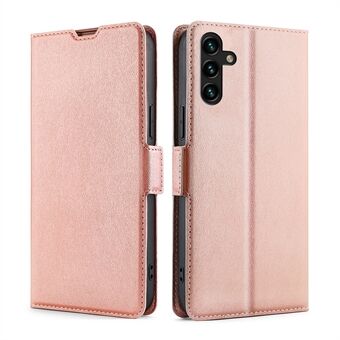 Flip Cover Stand Leather Shell met kaartsleuf Magnetische sluiting aan de zijkant Ultradunne beschermhoes voor mobiele telefoon voor Samsung Galaxy A13 5G / A04s 4G (164,7 x 76,7 x 9,1 mm)