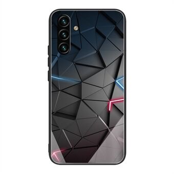 Schokbestendig Slijtvast Patroon Afdrukken Gehard Glas + TPU Telefoon Beschermhoes voor Samsung Galaxy A13 5G