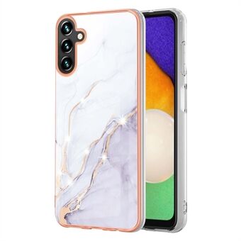 Marble Design Anti-vingerafdruk IMD IML Electroplating Soft TPU Goed beschermde telefoonhoes voor Samsung Galaxy A13 5G / A04s 4G (164,7 x 76,7 x 9,1 mm)