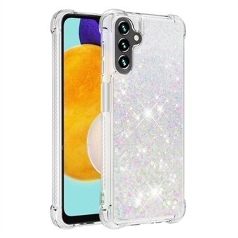 Drijfzand Vloeiend Bewegend Glitter Flexibel TPU Schokbestendig Schattig Telefoonhoesje voor Samsung Galaxy A13 5G / A04s 4G (164,7 x 76,7 x 9,1 mm)