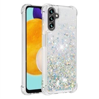 Drijfzand Vloeiend Bewegend Glitter Flexibel TPU Schokbestendig Schattig Telefoonhoesje voor Samsung Galaxy A13 5G / A04s 4G (164,7 x 76,7 x 9,1 mm)