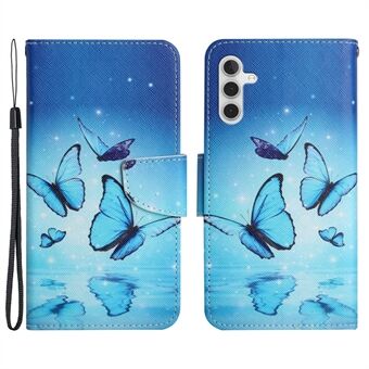 Patroon afdrukken Volledige bescherming lederen Stand Case Wallet Cover voor Samsung Galaxy A13 5G / A04s 4G (164,7 x 76,7 x 9,1 mm)