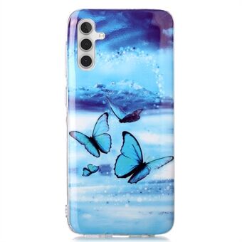 Licht slank Noctilucent Lichtgevend Drop-proof Soft TPU beschermende telefoonhoes Shell voor Samsung Galaxy A13 5G / A04s 4G (164,7 x 76,7 x 9,1 mm)