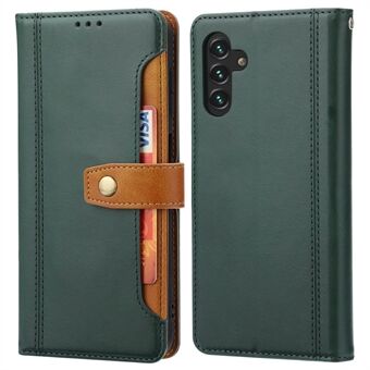 Wallet Design Business Leather Cover Compatibel voor Samsung Galaxy A13 5G / A04s 4G (164,7 x 76,7 x 9,1 mm) Wallet Stand Phone Shell