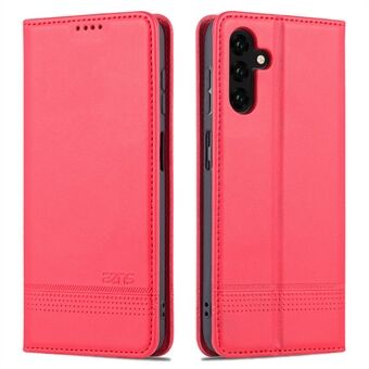 AZNS Drop-proof Auto-absorbed Wallet Design PU lederen beschermende Stand beschermhoes voor Samsung Galaxy A13 5G / A04s 4G (164,7 x 76,7 x 9,1 mm)