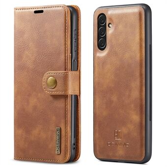 DG.MING Afneembare 2-in-1 Split lederen portemonnee Volledige bescherming Cover Shell TPU binnenste telefoonhoes voor Samsung Galaxy A13 5G / A04s 4G (164,7 x 76,7 x 9,1 mm)