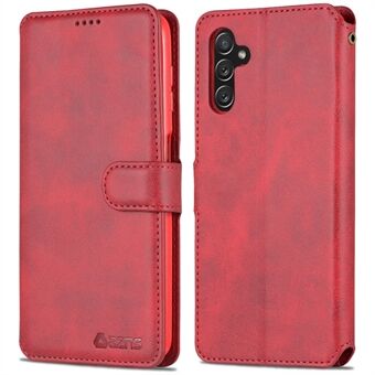 AZNS Book Stand PU Leather Case Magnetische sluiting Flip Wallet Telefoon Cover voor Samsung Galaxy A13 5G / A04s 4G (164,7 x 76,7 x 9,1 mm)