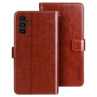 IDEWEI voor Samsung Galaxy A13 5G / A04s 4G (164,7 x 76,7 x 9,1 mm) PU-leer + TPU-telefoonhoes Crazy Horse Texture Stand Portemonnee Beschermhoes