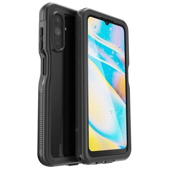 IP68 waterdicht telefoonhoesje voor Samsung Galaxy A13 5G schokbestendig stofdicht telefoonhoesje met schermbeschermer full body beschermhoes ondersteuning vingerafdruk ontgrendelen