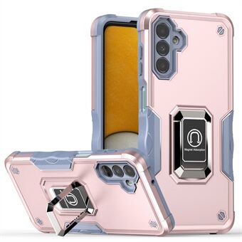 Voor Samsung Galaxy A13 5G Telefoon Case Dual Layer Zachte Flexibele TPU + Hard PC Antislip Beschermhoes met Magnetische Kickstand