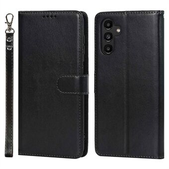 Voor Samsung Galaxy A13 5G / A04s 4G (164,7 x 76,7 x 9,1 mm) PU-leer R61-textuur Gekapte naad Schokbestendig Telefoonhoes Stand Zachte TPU Magnetische binnenklep Flip Cover