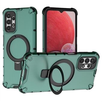 Voor Samsung Galaxy A13 4G / 5G hoesje met magnetische ring en kickstand, gemaakt van PC+TPU materiaal.