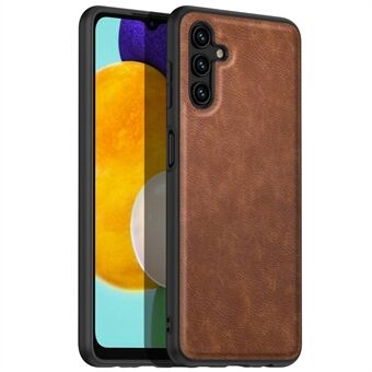 Voor Samsung Galaxy A13 5G Anti-vingerafdruk mobiele telefoonhoes Retro PU-leer gecoate TPU + pc-telefoonhoes