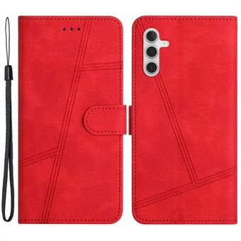 Huidvriendelijke Stand voor Samsung Galaxy A13 5G, anti-val retro-stijl PU lederen flip telefoon portemonnee hoesje