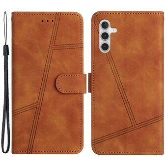 Huidvriendelijke Stand voor Samsung Galaxy A13 5G, anti-val retro-stijl PU lederen flip telefoon portemonnee hoesje