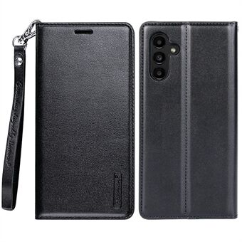 HANMAN Minor Series Wallet Stand Case voor Samsung Galaxy A13 5G, PU-leer + TPU Drop-proof telefoonhoes