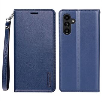 HANMAN Minor Series Wallet Stand Case voor Samsung Galaxy A13 5G, PU-leer + TPU Drop-proof telefoonhoes