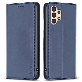 BINFEN COLOR BF18 PU lederen hoes voor Samsung Galaxy A13 4G / 5G, kaartsleuf Stand magnetische flip telefoonhoes