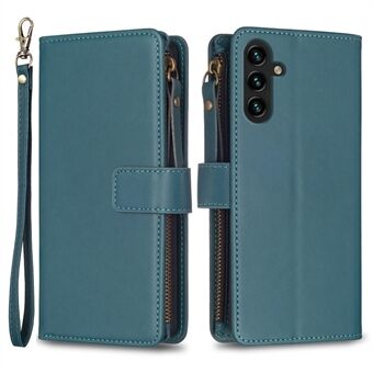 BF Style-19 voor Samsung Galaxy A13 5G Telefoonhoes Ritsvak PU lederen telefoonhoes met Stand portemonnee