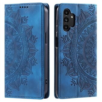 Ingeprinte telefoonhoes voor Samsung Galaxy A13 4G / 5G case. PU-leren portemonnee met standaardfunctie voor dekking van mobiele telefoon.