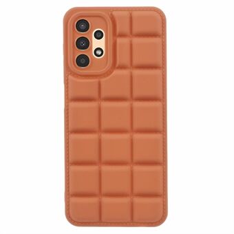 Voor Samsung Galaxy A13 4G / 5G / A04s 4G (164.7 x 76.7 x 9.1 mm) Hoesje met donsjack textuur, gemaakt van zachte TPU, voor mobiele telefoons.