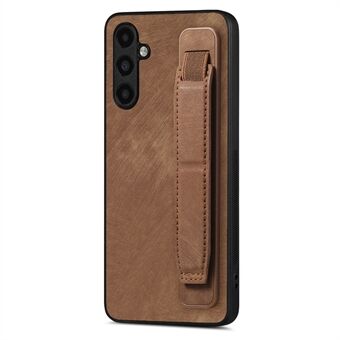 D11 Voor Samsung Galaxy A13 5G Hoesje Polsband Standaard Retro Lederen Gecoate TPU Cover