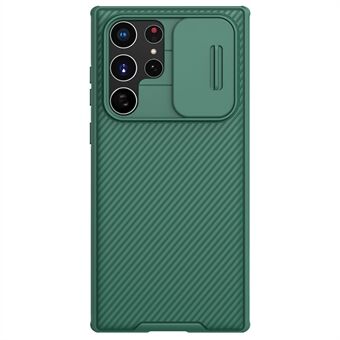 NILLKIN CamShield Pro Series voor Samsung Galaxy S22 Ultra 5G Schokbestendig Hybrid Hard PC Zachte TPU Achterkant van de behuizing met Slide Camera Cover